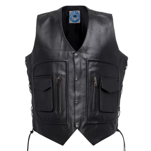 Men's Kangaroo Valley Leather Vest