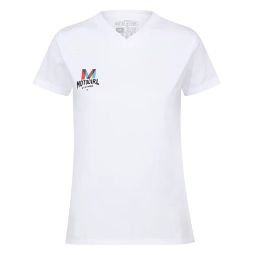 T-Shirt - MotoGirl Clothing (White)
