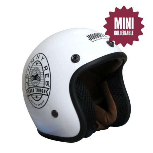 Mini Helmet Collectable - White Logo