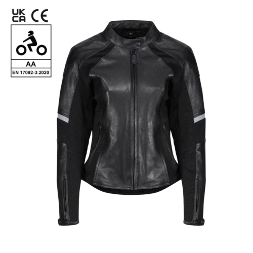 Fiona Black Leather Jacket