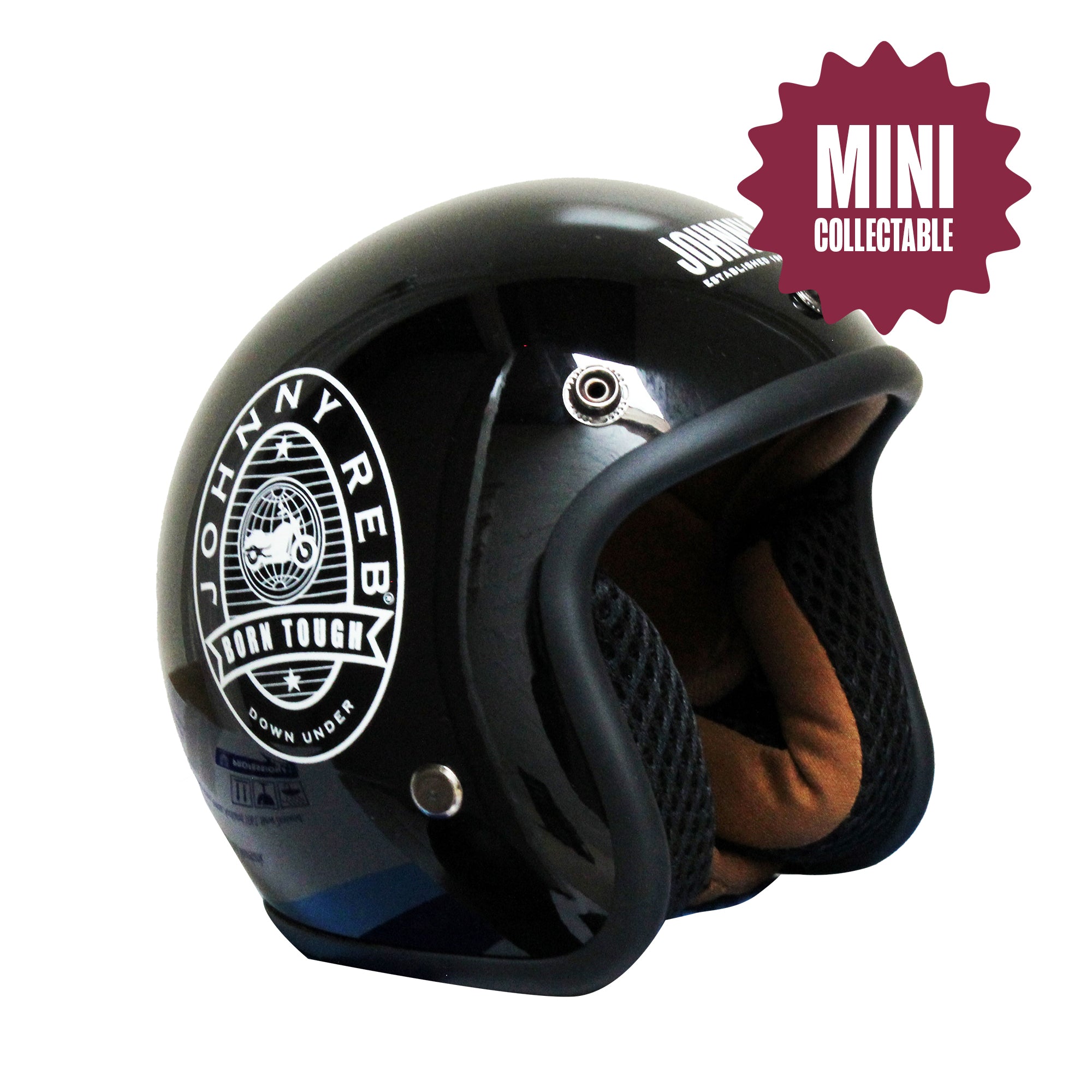 Mini Helmet Collectable - Black Logo
