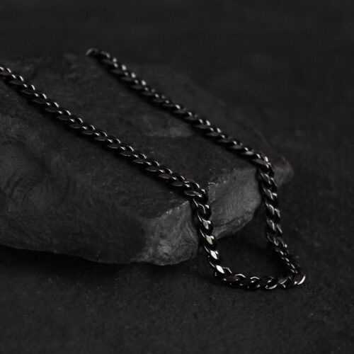 Chain Necklace - Black 50cm