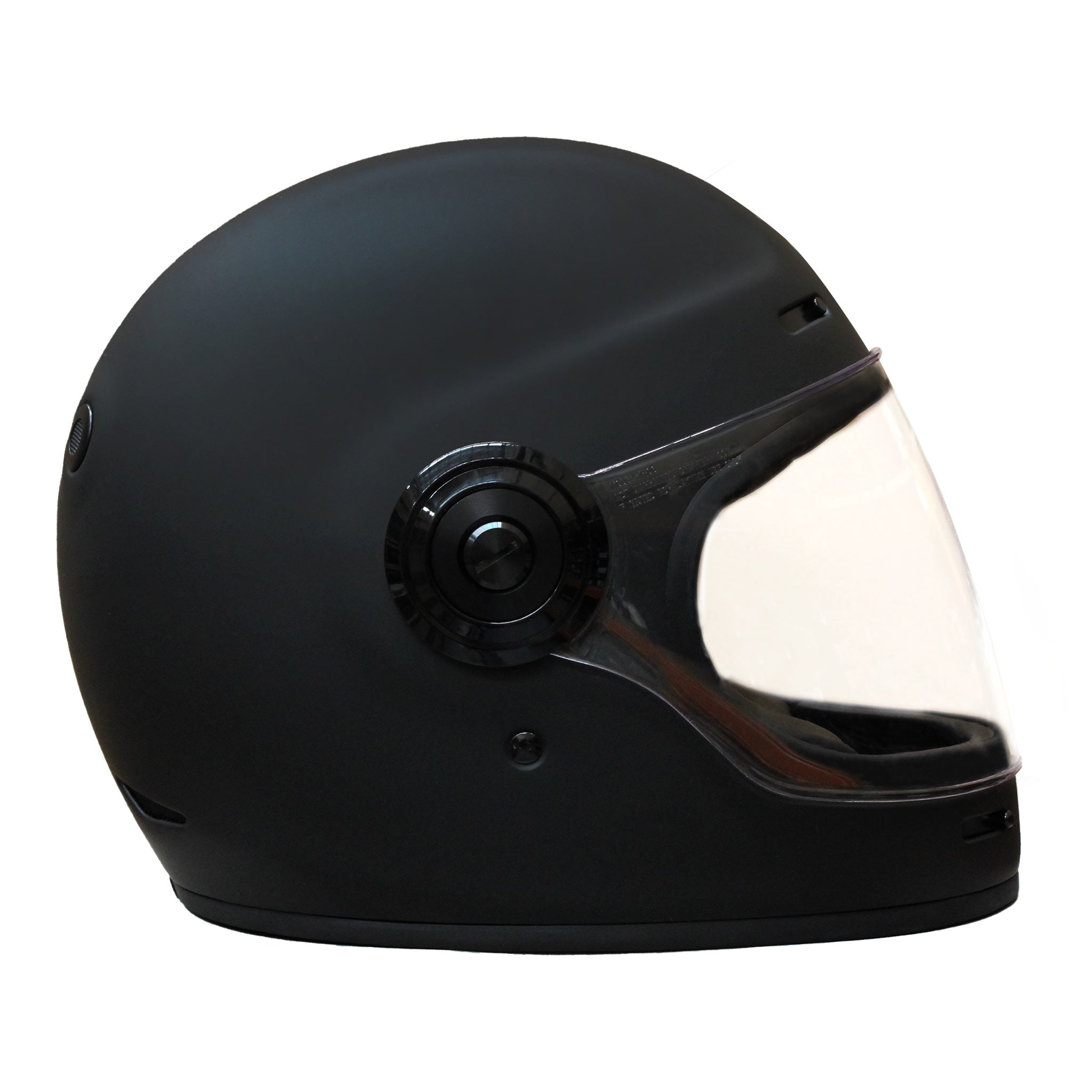 Lyell Full Face Helmet - Matte Black/Brown Lining - Image 4