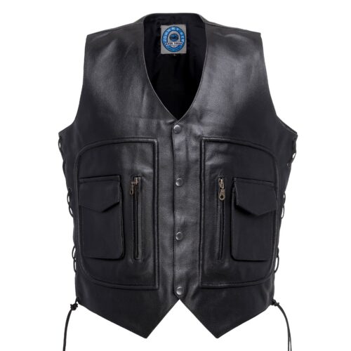 Men's Kangaroo Valley Leather Vest