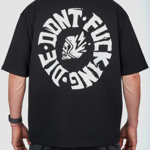 LUKE DON'T DIE BLACK – Oversized T-Shirt for Bikers, Unisex