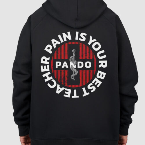 MAX PAIN BLACK – Oversized Biker Hoodie, Unisex