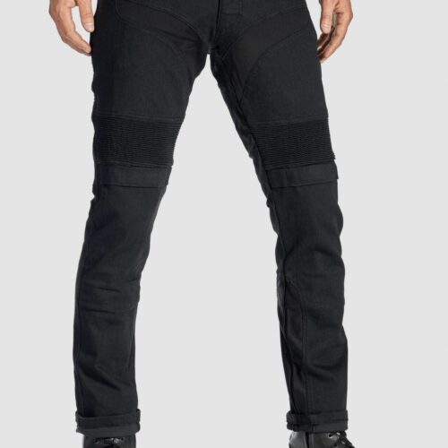 KARLDO SLIM BLACK - Motorcycle Jeans for Men Slim-Fit Cordura® on Sale