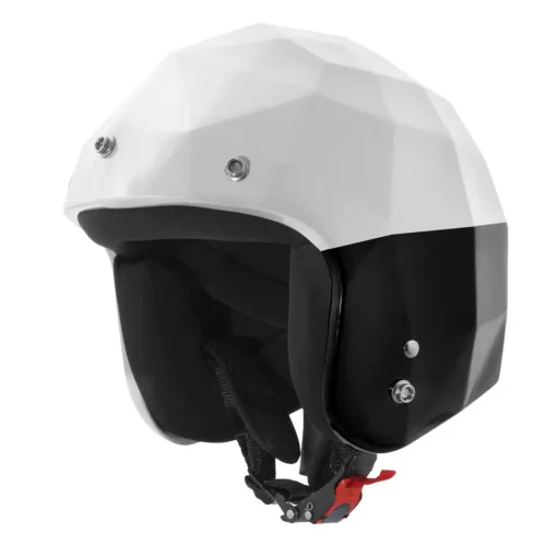 STEALTH HELMET - BLACK & WHITE (Helmets size: 1-Smaller (54-56))